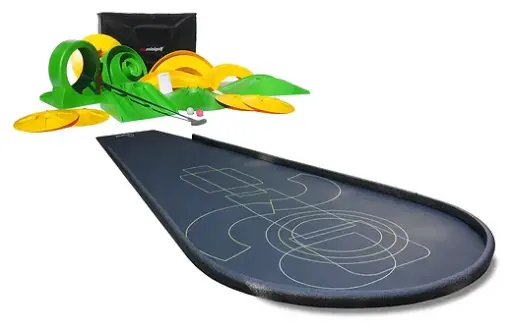 Mini golf avec montage et demontage location - animakids.lu Luxembourg