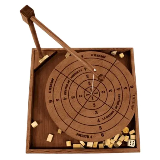 Jeux en bois jeu d'équilibre géant 61x61x49cm - location Luxembourg - Animakids