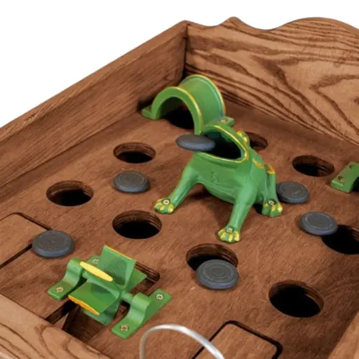 Jeux en bois la grenouille 90x45x46cm - location Luxembourg - Animakids