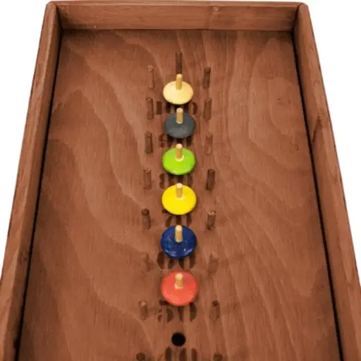 Jeux en bois labyrinthe toupie 60x25cm - location Luxembourg - Animakids