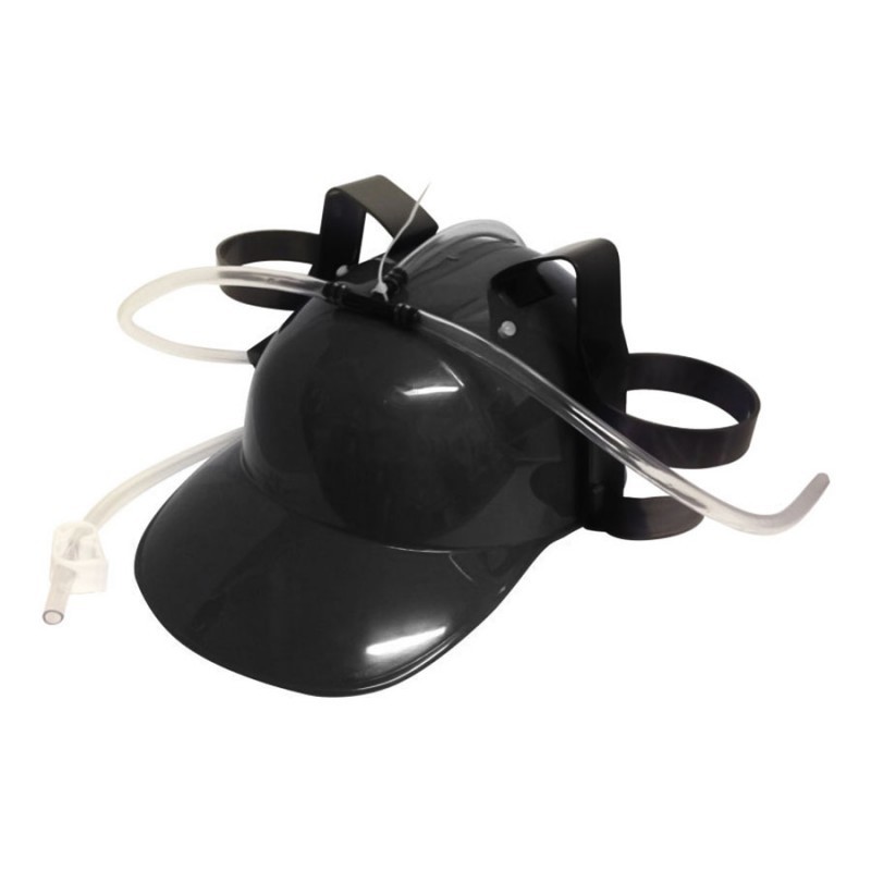 Casque à bière noir