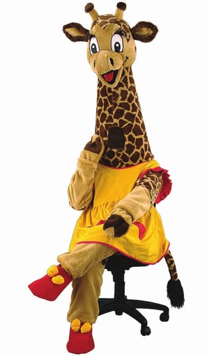 Mascotte La Girafe - Location - animakids.lu Luxembourg