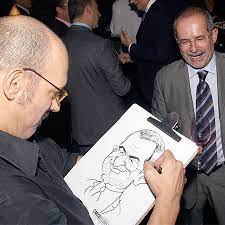Caricaturiste – arbre de Noël entreprise Luxembourg