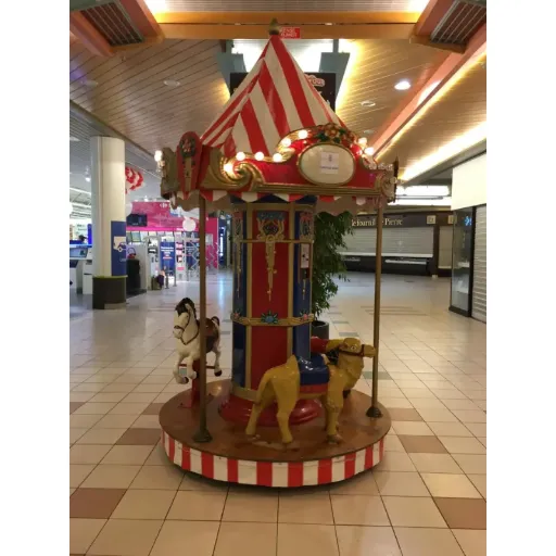 Carrousel ancien 3 sujets location - animakids.lu Luxembourg