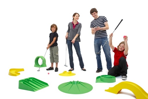 Mini golf avec montage et demontage location - animakids.lu Luxembourg