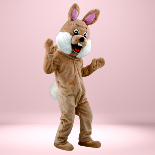 Mascotte Lapin Brun - Location ou achat - animakids.lu Luxembourg