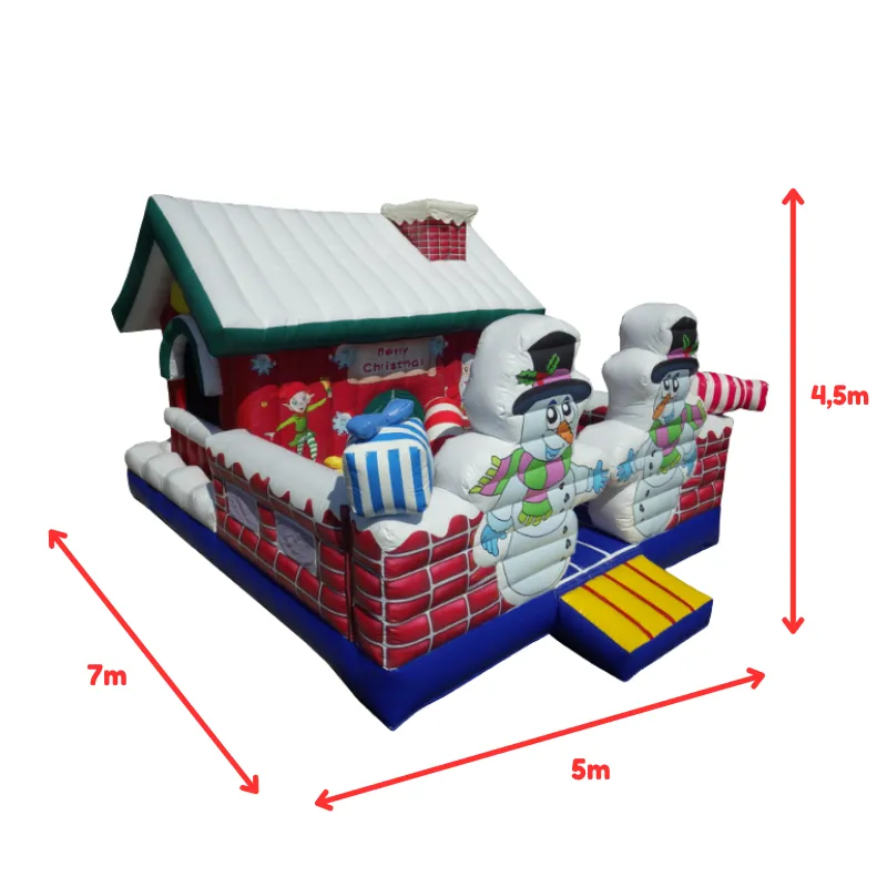 Maison du Père Noël gonflable – arbre de Noël entreprise Luxembourg